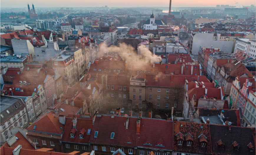 Budynki w polskich miastach emitują nawet 80 proc. CO2!