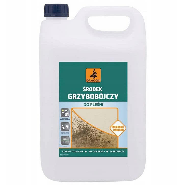 Środek Grzybobójczy do Pleśni 5L. fot. DRAGON