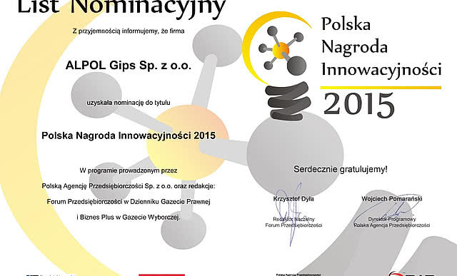Polska Nagroda Innowacyjności 2015