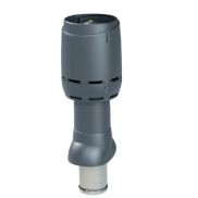 Kominek wentylacyjny VILPE FLOW 125/IS/500 szary