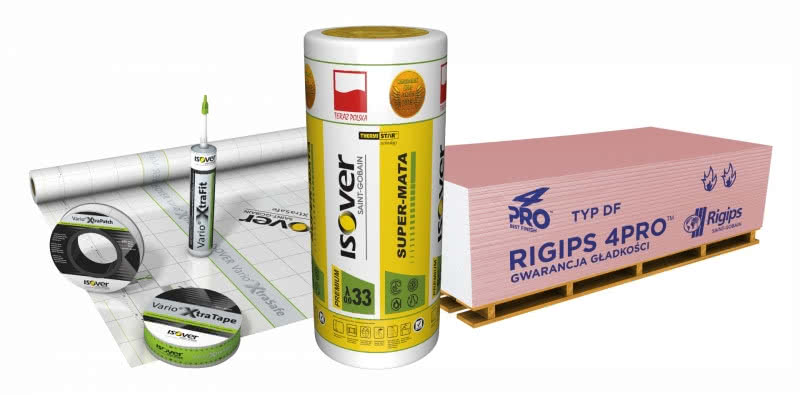ISOVER Super-Mata z systemem Vario XtraSafe i płytami Rigips 4PRO Fire+ typ DF ISOVER Super-Mata z systemem Vario XtraSafe i płytami Rigips 4PRO Fire+ typ DF