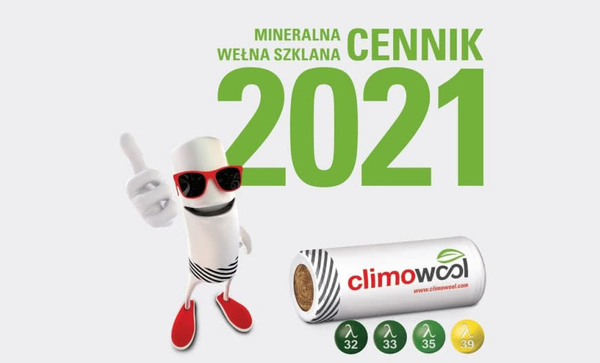 Nowy cennik climowool - sierpień 2021