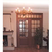 Drzwi wewnętrzne drewniane